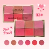 SEVENCOOL Blush 6-color long-lasting, easy-to-apply matte cosmetics, makeup blush palette, cross-border exclusive colors Specification image